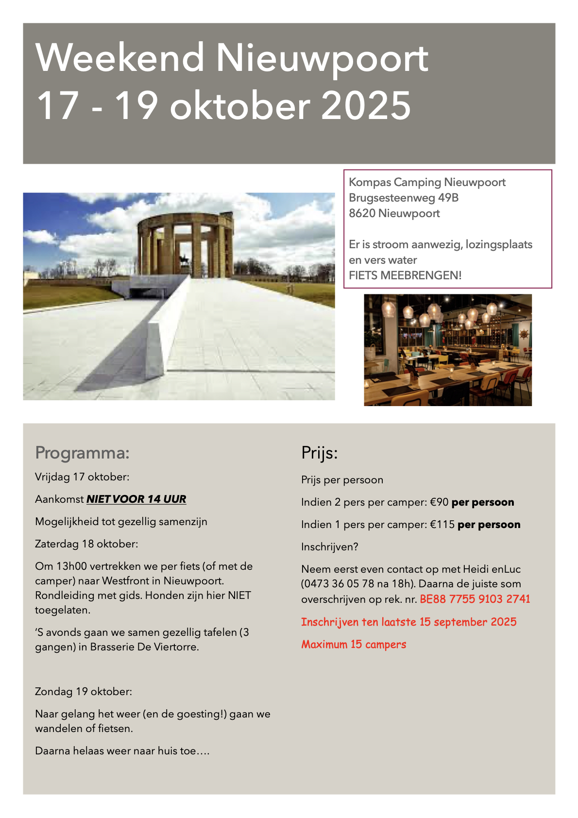 programma Nieuwpoort