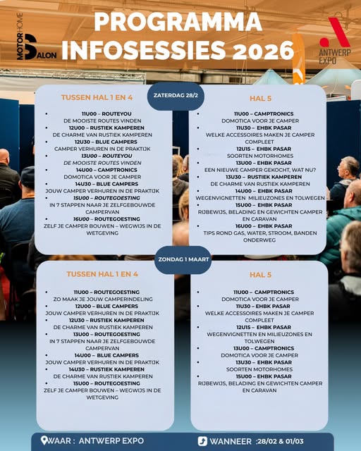 Programma motorhomesalon