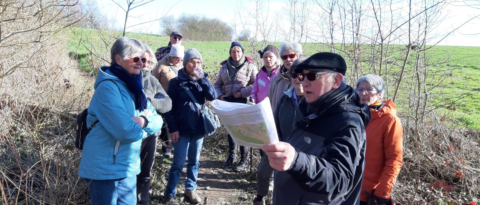 Uitleg over de wandeling