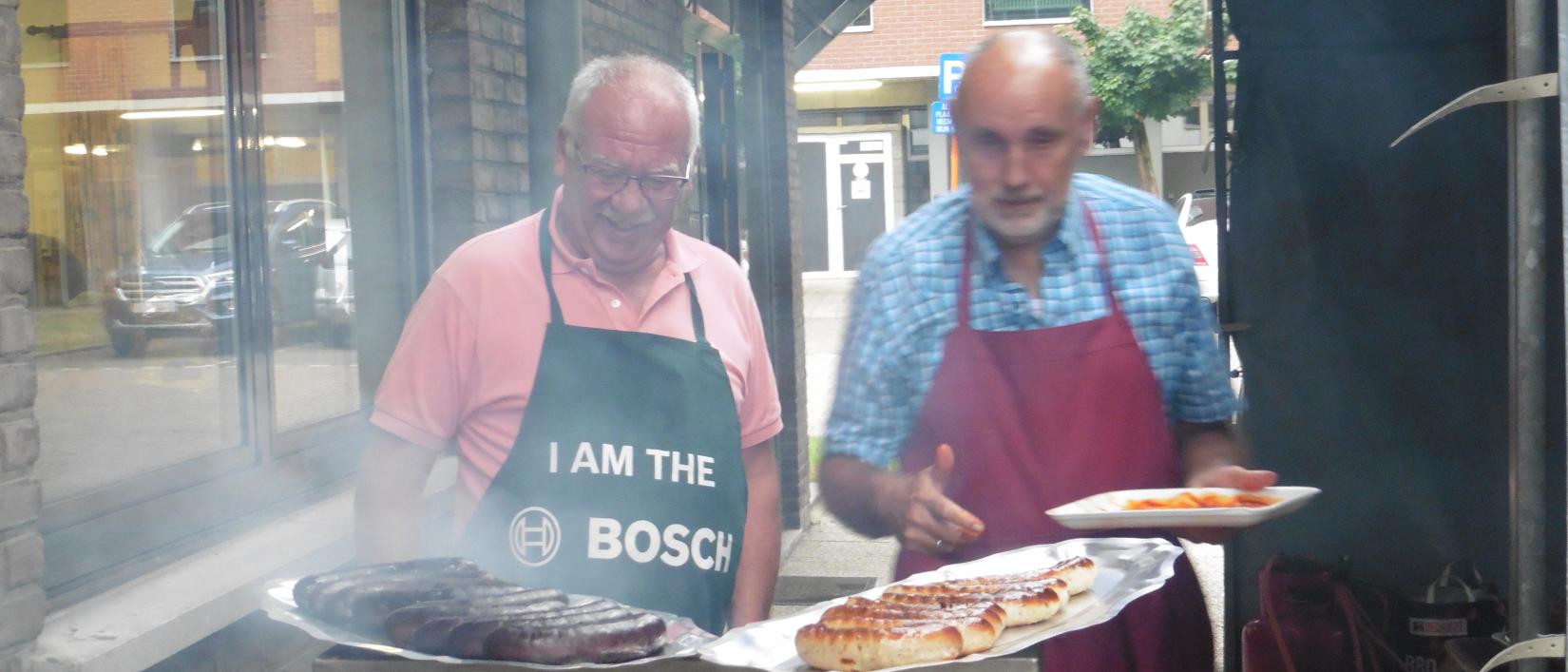 De barbecue is klaar