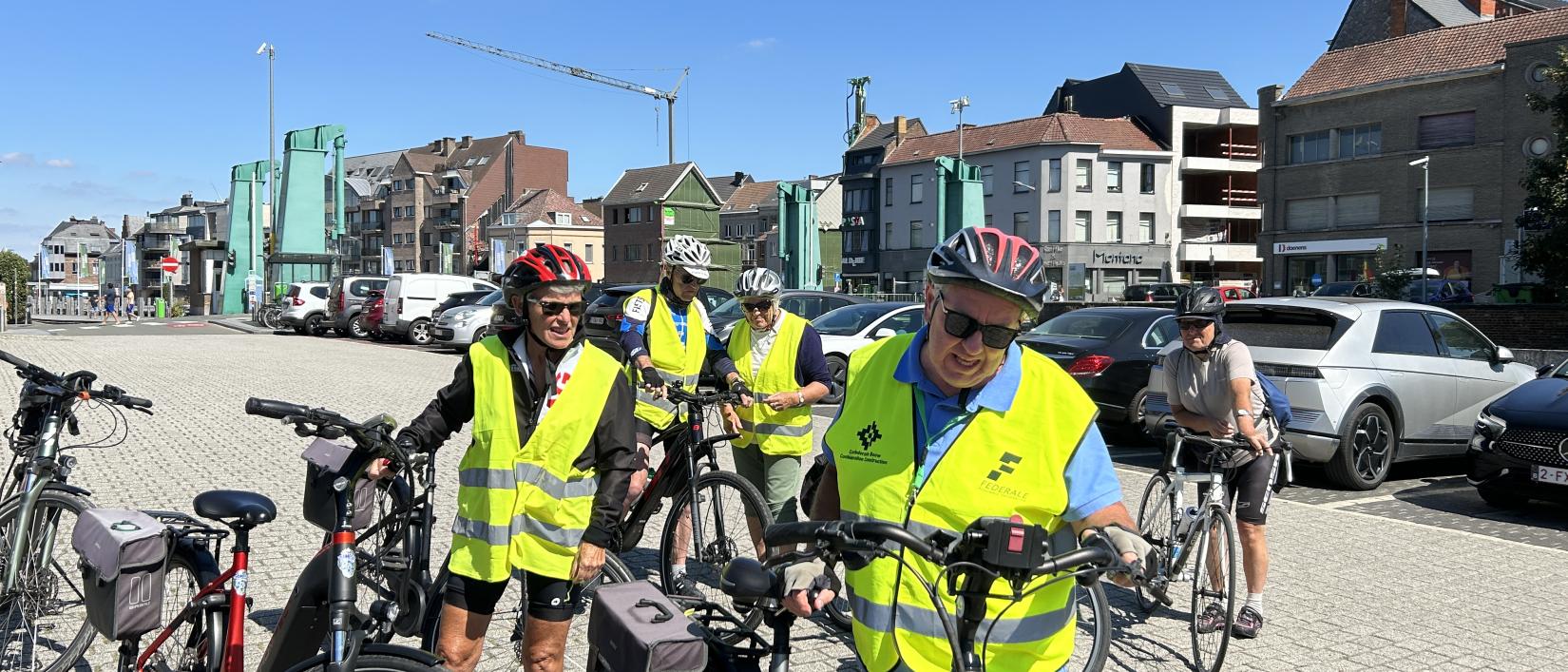 Pasar Liedekerke op fietstocht.