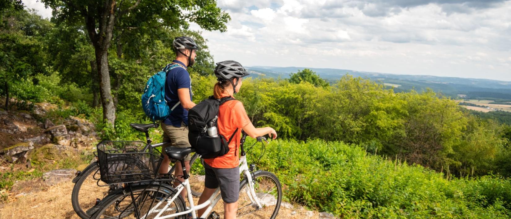 Radfahren am Leiser Jagdhaus im Hunsrück