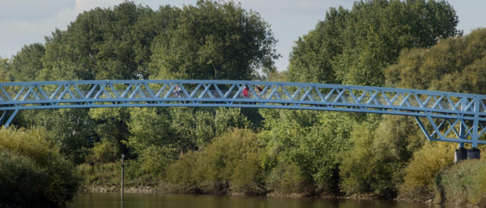 Fietsbrug over de Rupel