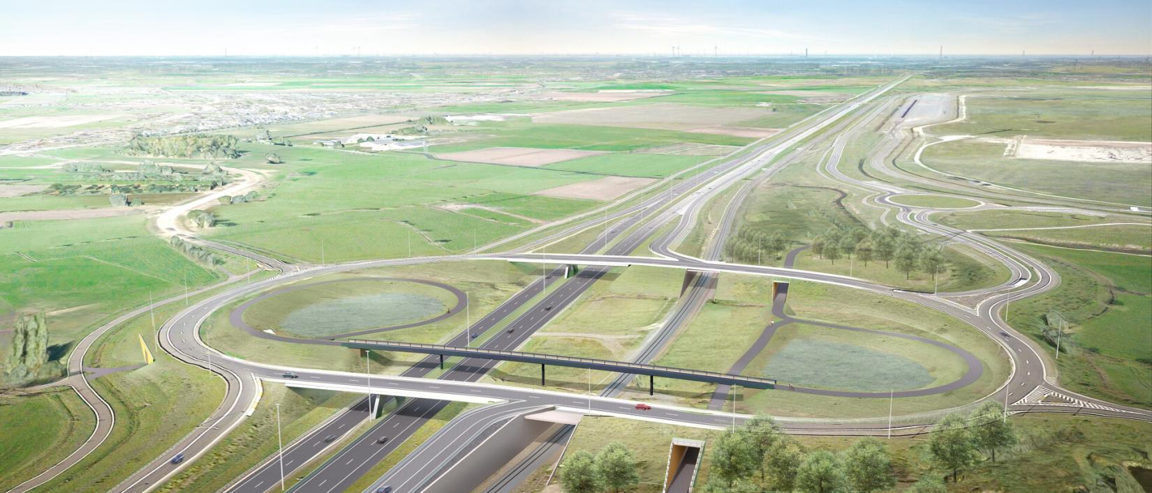 Nieuwe fietsinfrastructuur in Wippelgem