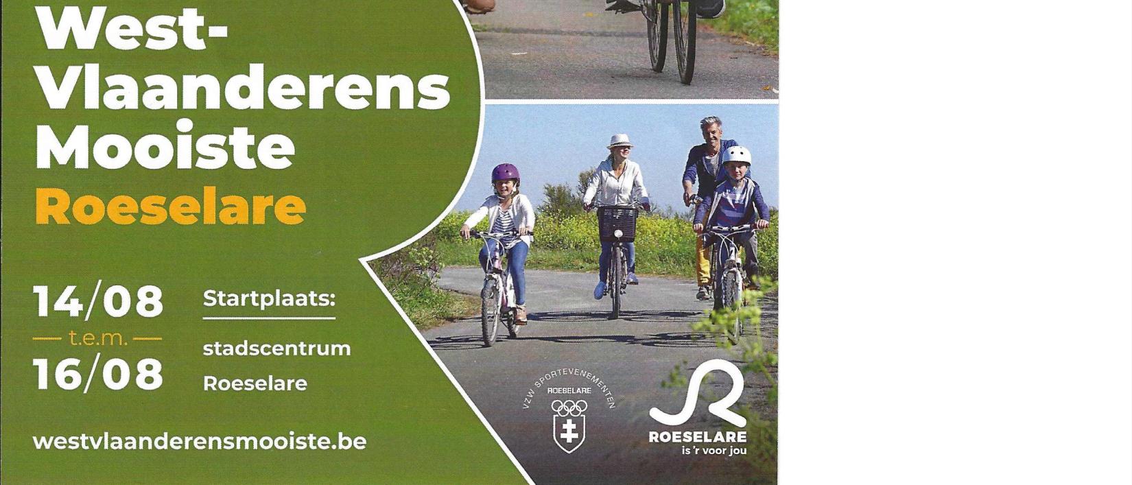 Fietsevent West Vlaanderens Mooiste Roeselare