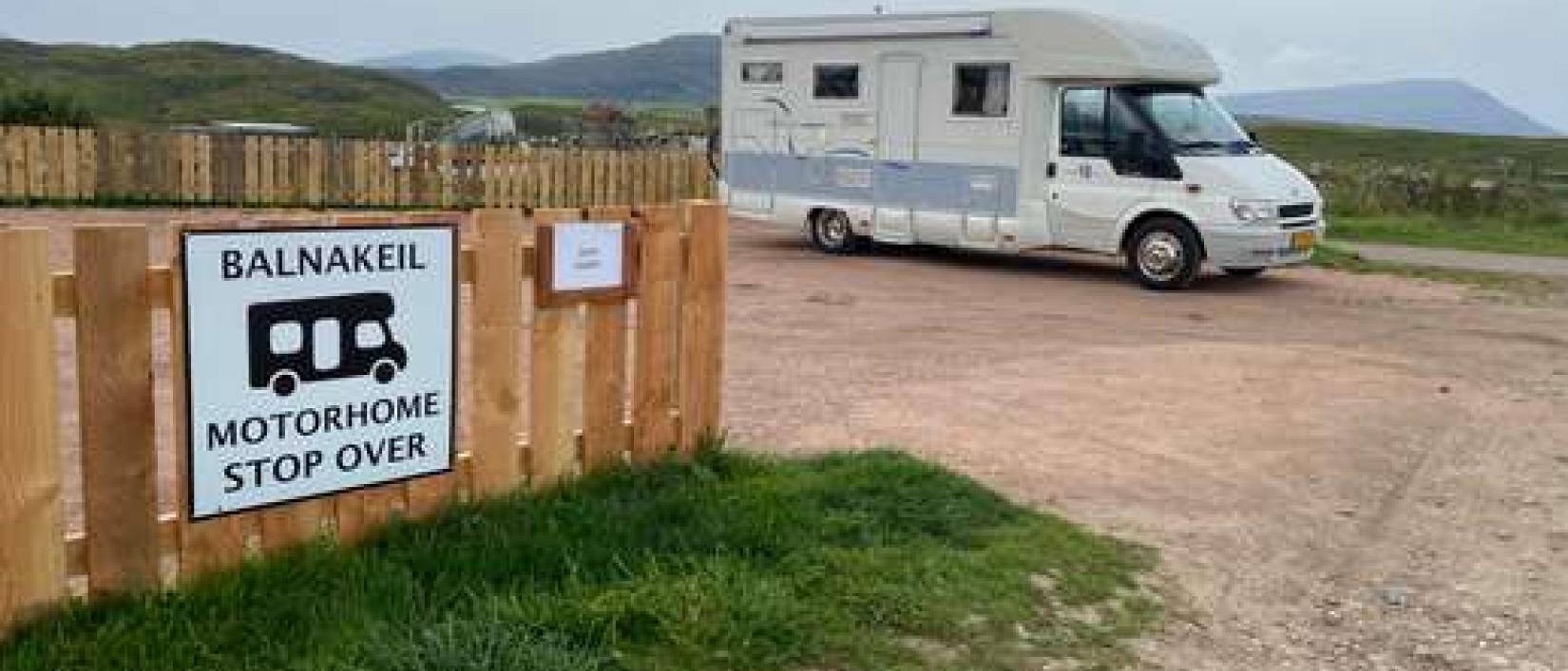 Hoofdfoto Balnakeil Motorhome Stop Over