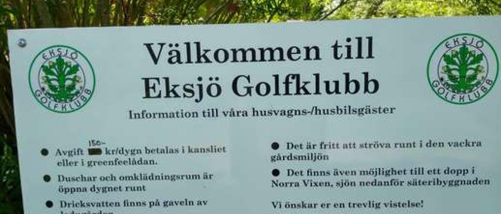 Hoofdfoto Eksjö Golfclub Stellplatz