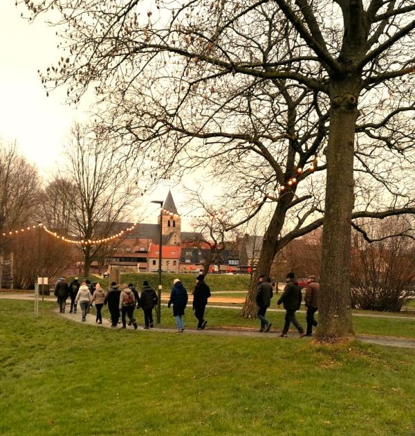 Hof ten Hemelrijk en kerk van Opwijk