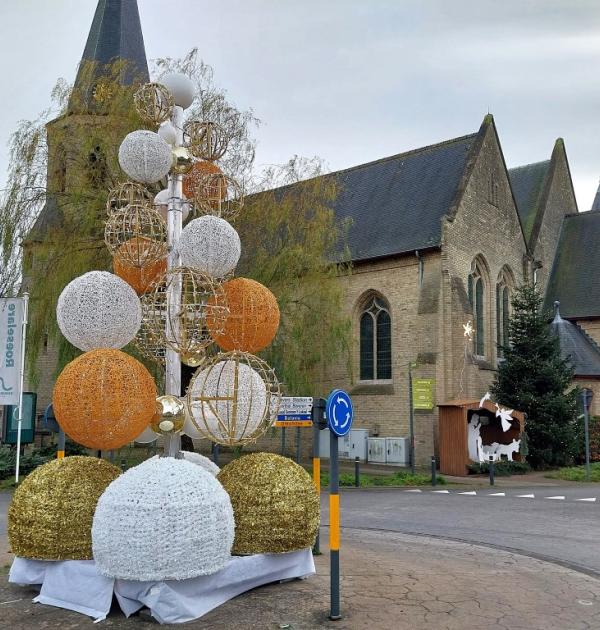 Kerstversiering in Beveren