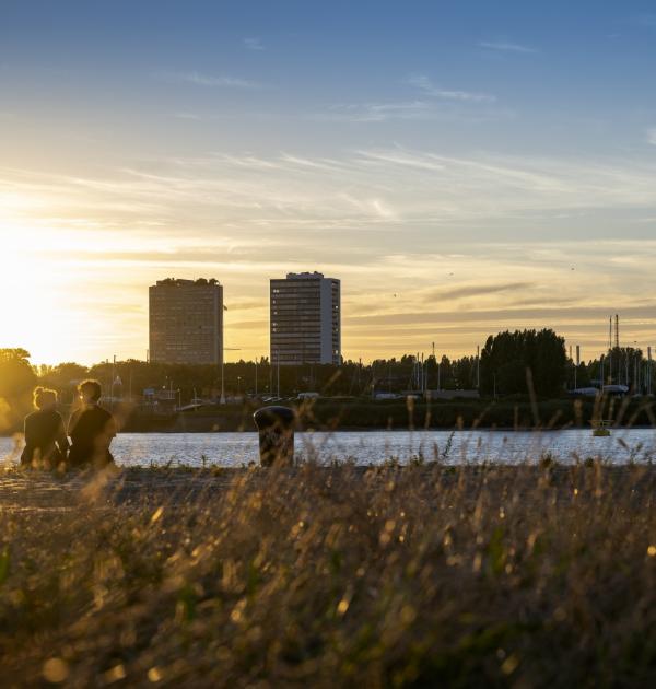 zonsondergang antwerpen