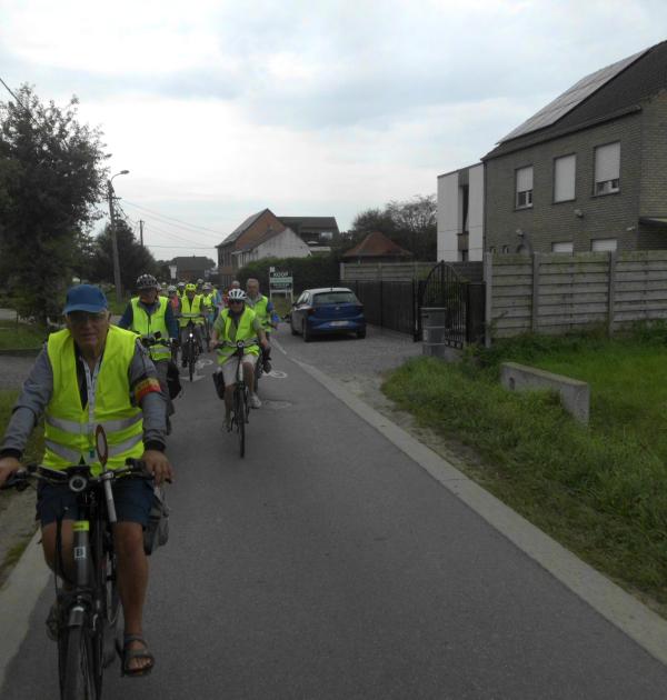 onderweg in de voormiddag