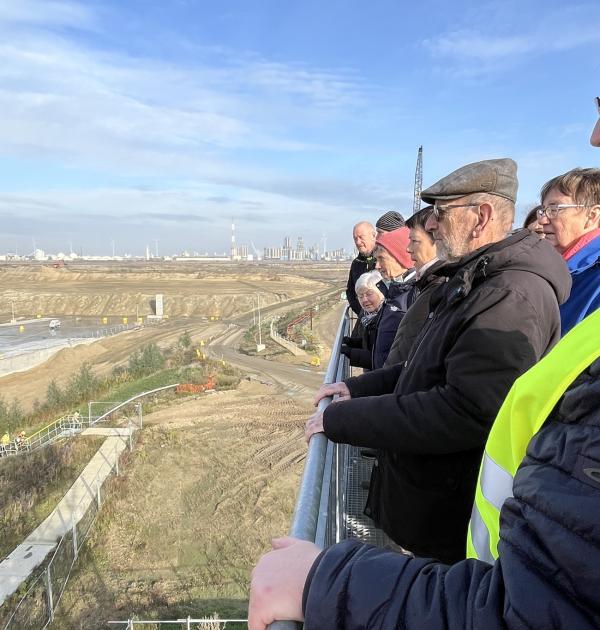 Op de uitkijktoren
