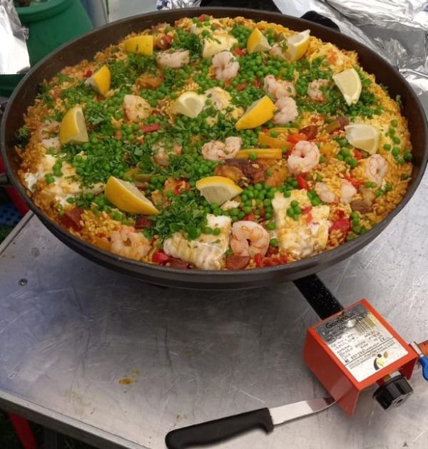 Paella is ook klaar
