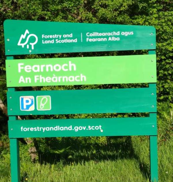 Hoofdfoto Fearnoch Forest Car Park