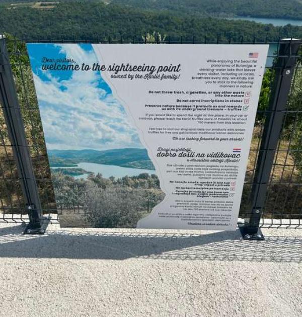 Hoofdfoto Sightseeingpoint Lake Butoniga
