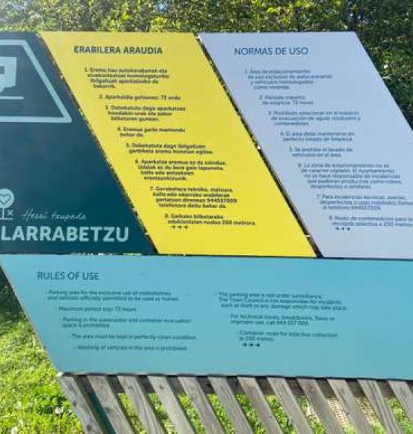 Hoofdfoto Área de autocaravanas Larrabetzu