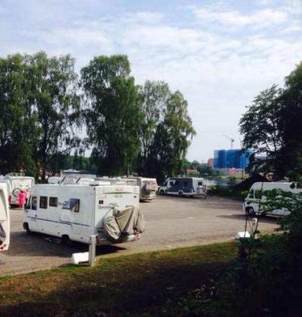 Hoofdfoto Ställplats Trollhättans Slussområde