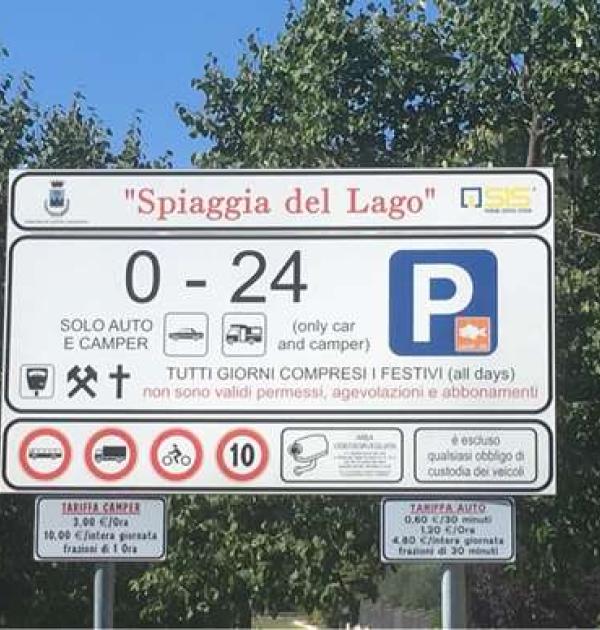 Hoofdfoto Parking Spiaggia del Lago