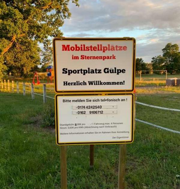 Hoofdfoto Mobilstellplätze im Sternenpark