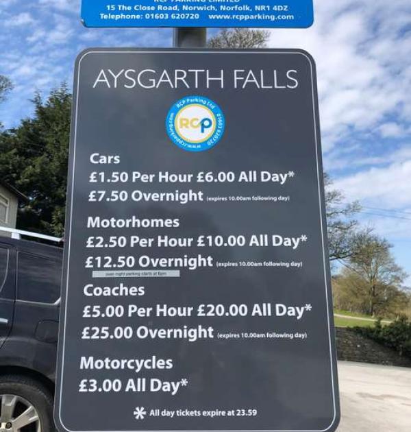 Hoofdfoto Carpark at Aysgarth Falls