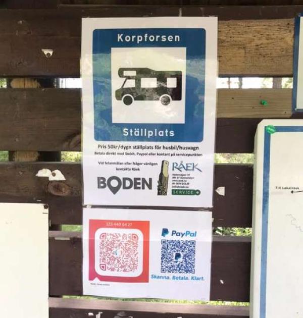 Hoofdfoto Parking Korpforsen